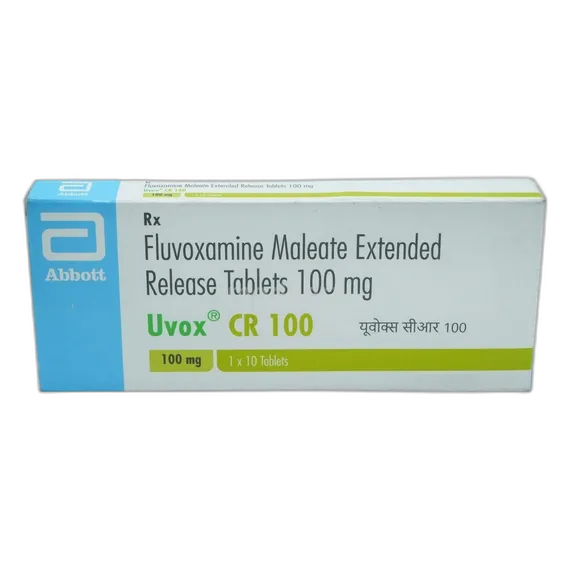 uvox cr 100mg tablet 10's